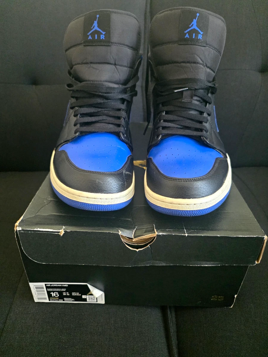 Jordan 1 Mid Hyper Royal for Sale | Authenticity Guaranteed | eBay