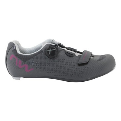 Northwave Storm 2 WMN Damen Rennradschuhe Radschuhe Anthrazit Grau Gr. 41