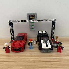 Lego 75874 Speed Champions Chevrolet Camaro Drag Race 100% Complete 2016