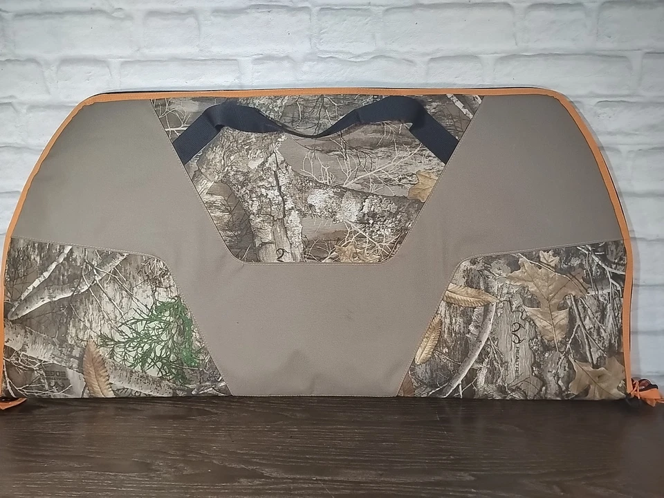 Estuche con arco Allen Archery Realtree verde y naranja campamento estuche con cremallera y mango Foto 4 de 4
