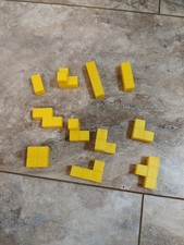 Blokus 3D 11 Yellow Pieces Full Set Replacement Pieces Parts