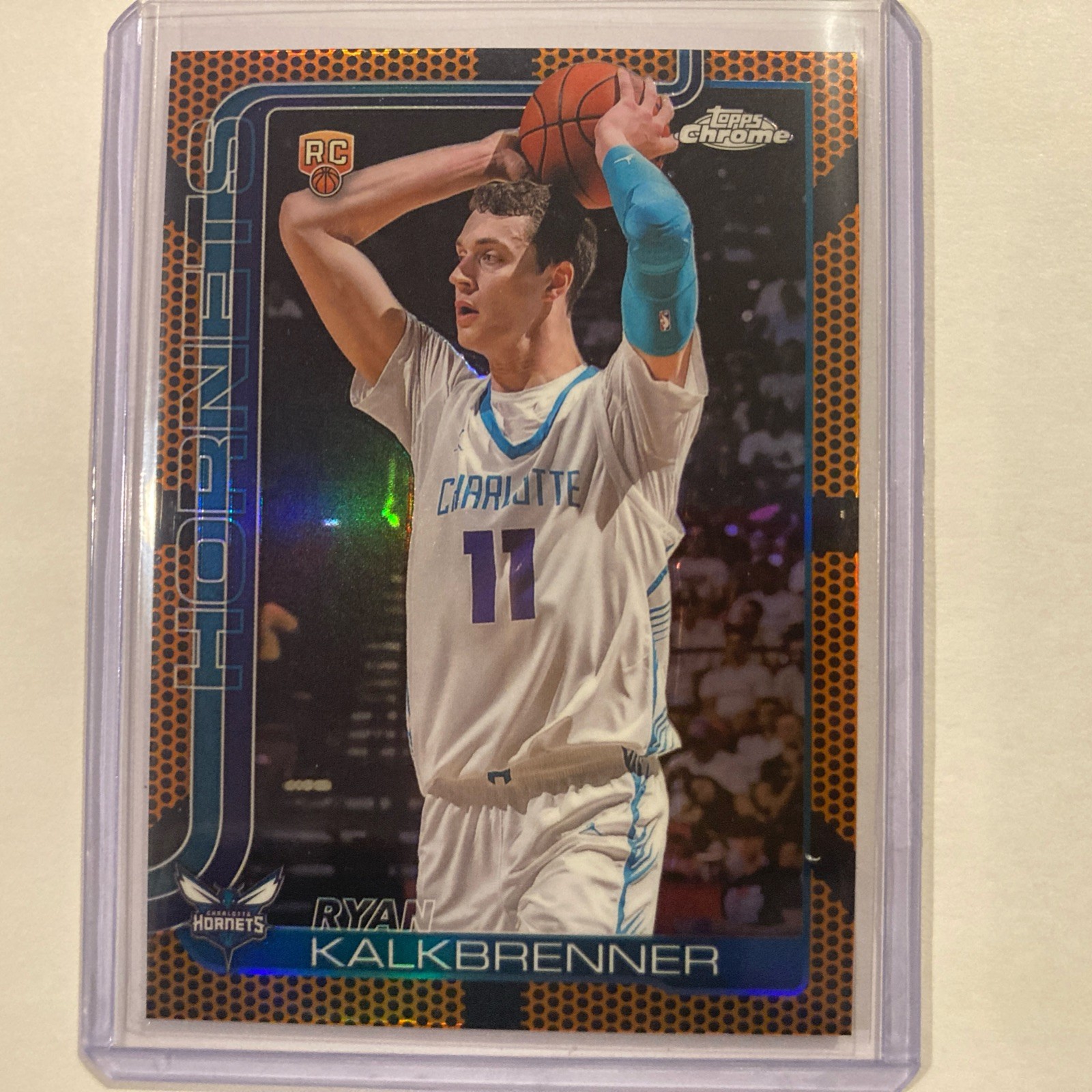 2025-26 Topps Chrome Basketball Ryan Kalkbrenner Basketball Refractor RC #284