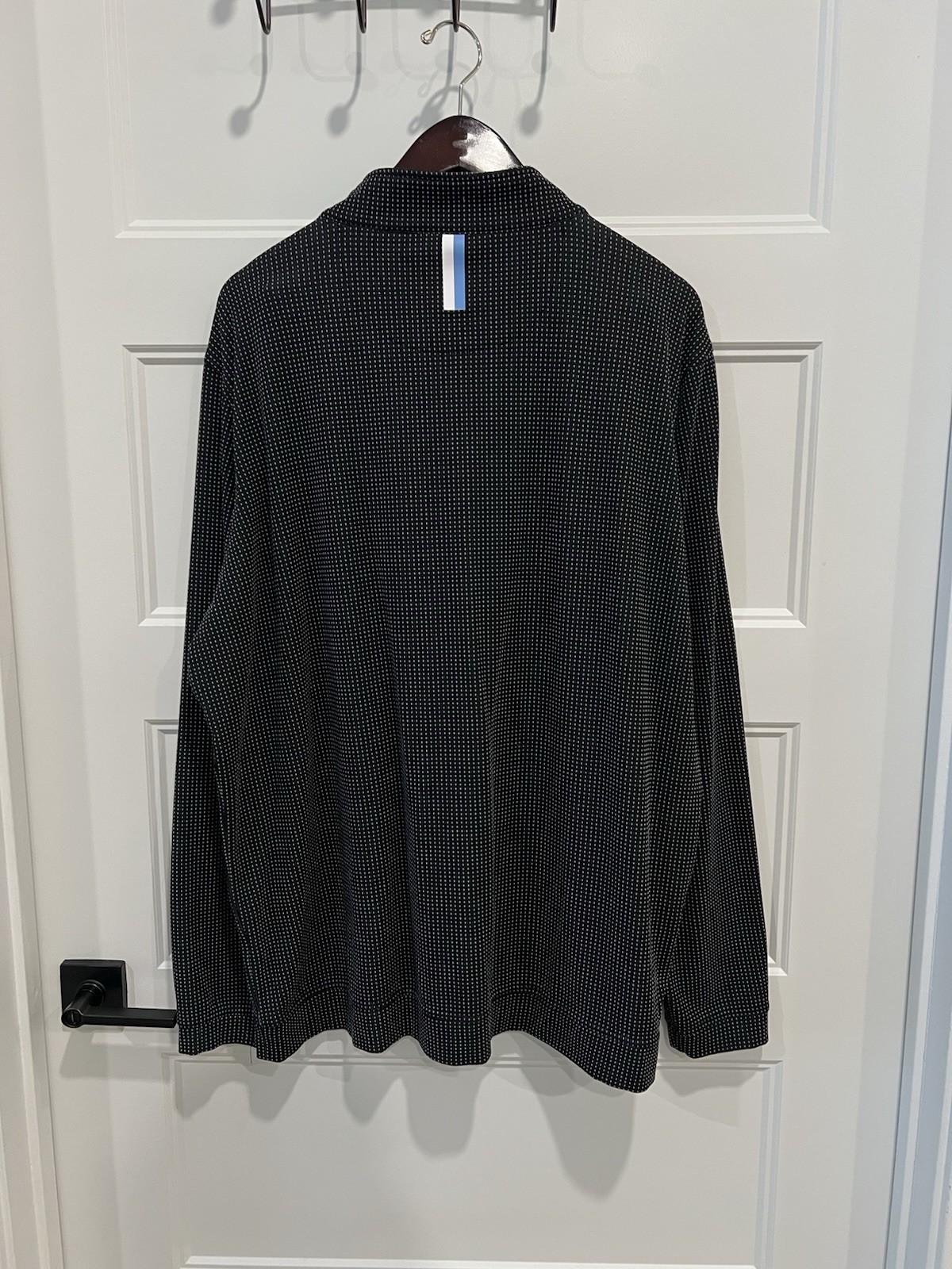 Rhoback Performance Quarter Zip Pullover Black Mi… - image 5