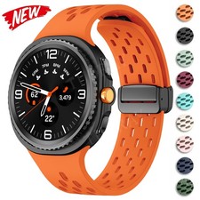 Magnetic Silicone Band For Samsung Galaxy Watch 8 40mm 44mm 8 Classic 46mm Strap