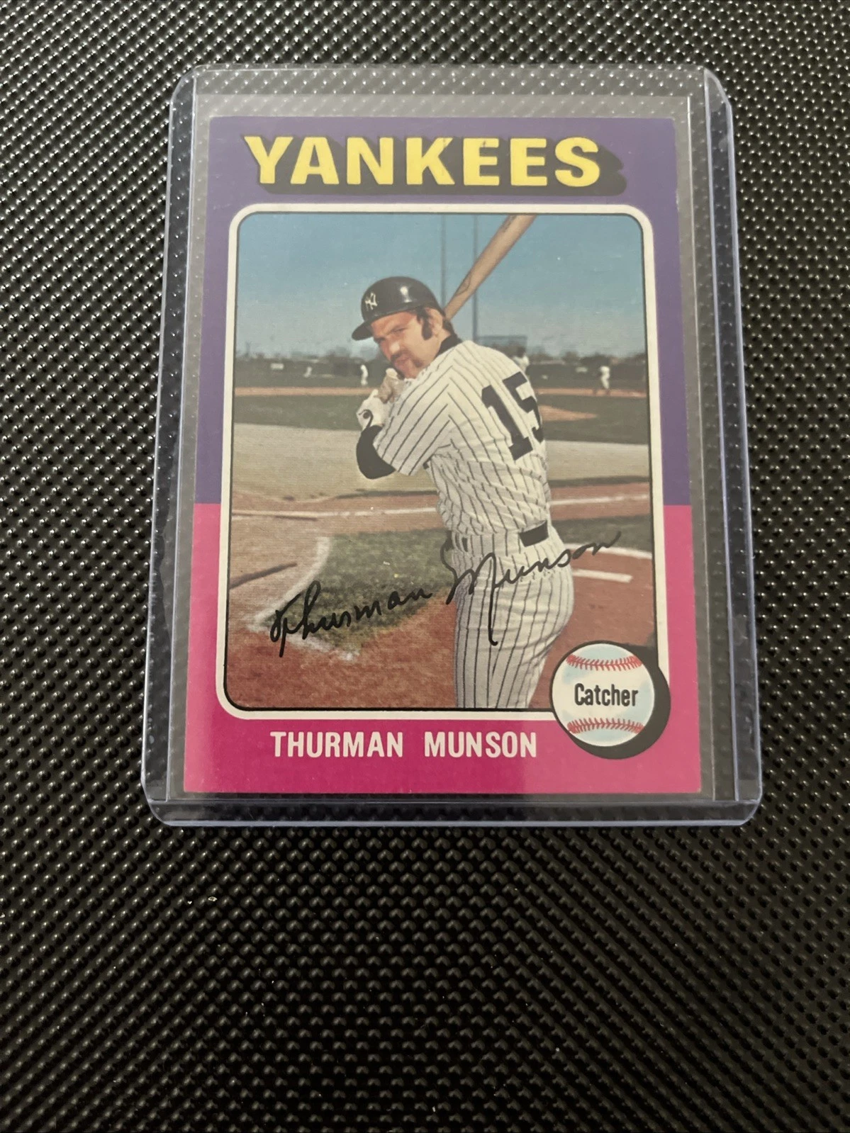 Thurman Munson trading card