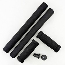 X-Tendo Cruiser Foam Grips 7/8" – 4-Piece Soft Comfort Set – 127/298mm Black.