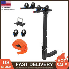 2 Bike Rack Hitch Mount Folding 2" Receiver Bicycle Carrier Rack Car Truck SUV