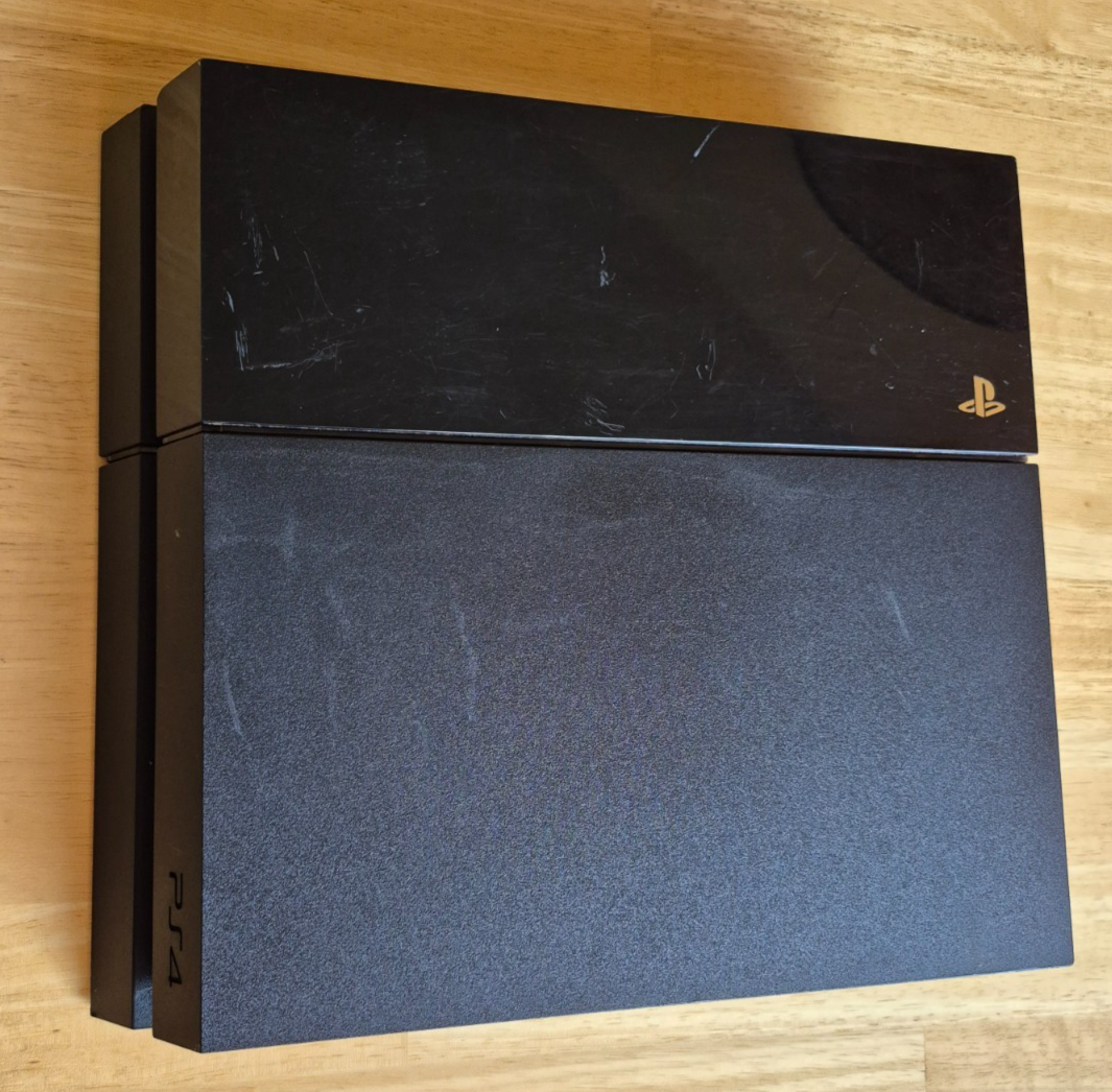 Sony Playstation 4 PS4 Console for parts non working BLUE RING
