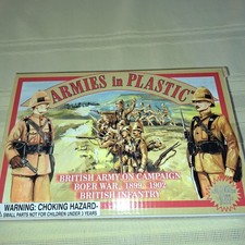 Armies in Plastic BRITISH ARMY ON CAMPAIGN BOER WAR INFANTRY 1/32 Scale, NIB