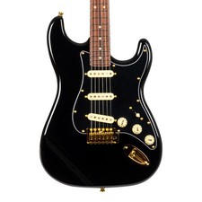 Jet JS-380 BK G Electric Guitar, Black with Gold Hardware (NEW)