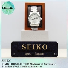 SEIKO SARV001 SELECTION Mechanical Automatic Stainless Steel Watch 42mm Silver