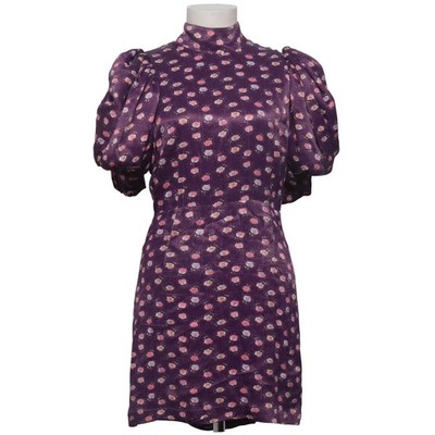ROTATE Birger Christensen, Kleid, Größe: 40, Lila/Mehrfarbig, Viskose #gYi
