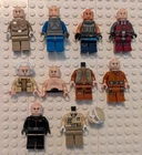 LEGO Star Wars INCOMPLETE Minifigure Lot of 10 (MOSTLY RETIRED) FULL LIST lot 1
