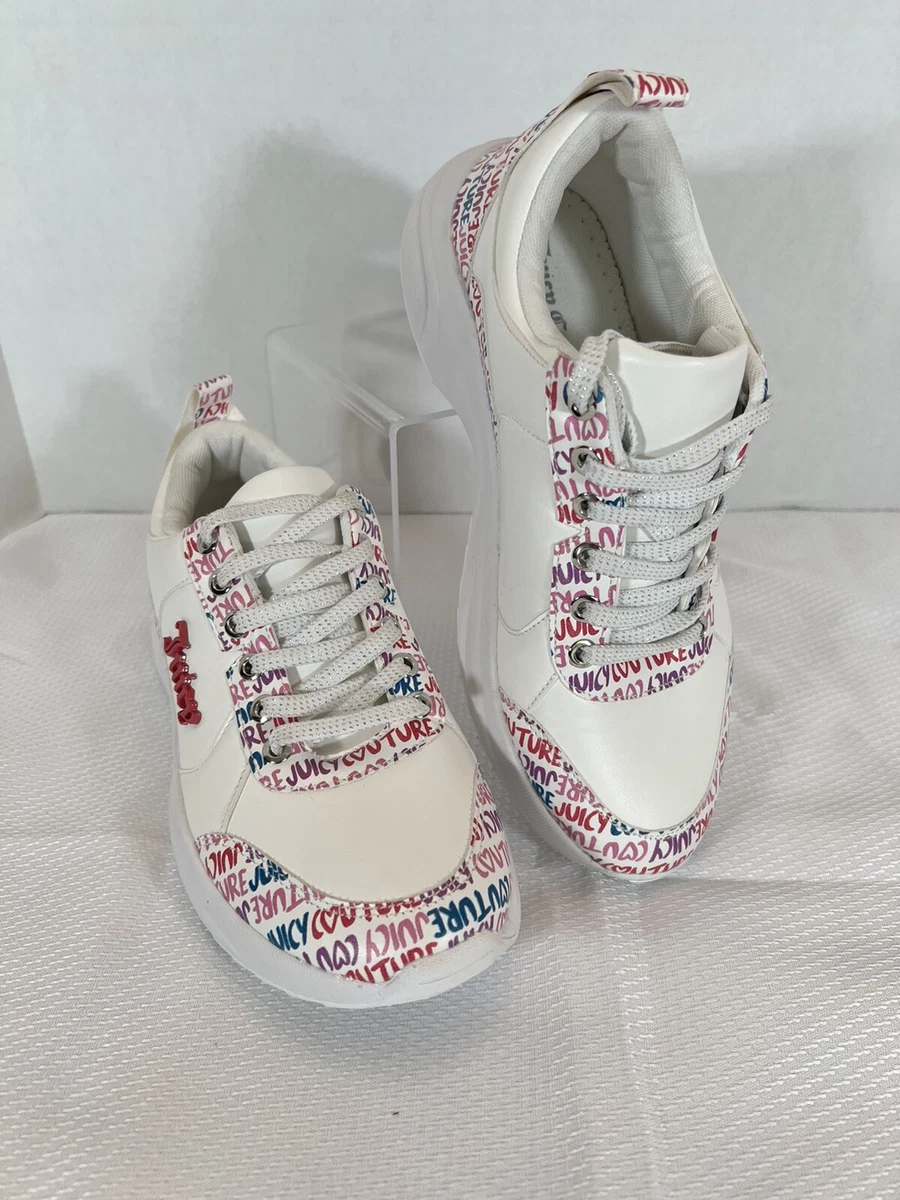 Juicy Couture Size 9.5 Med Women's High Top Sneakers White Tennis Shoes NEW  SW | eBay