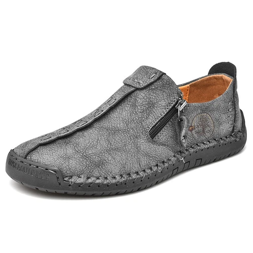 Herren Lässige Leder weiche Sport Walking Schuhe Mokassins Schuhe Sportschuhe - Bild 24 von 31