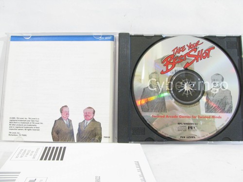 Take Your Best Shot Software Juegos Salvapantallas CD 1995 De colección seminuevo - Imagen 3 de 6