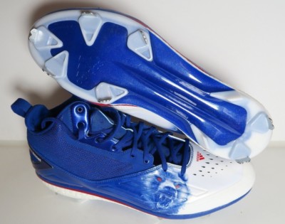  Adidas Energy Boost Icon GRIZZLY Baseball Metal Cleat (AQ7294) Size13 Blue 