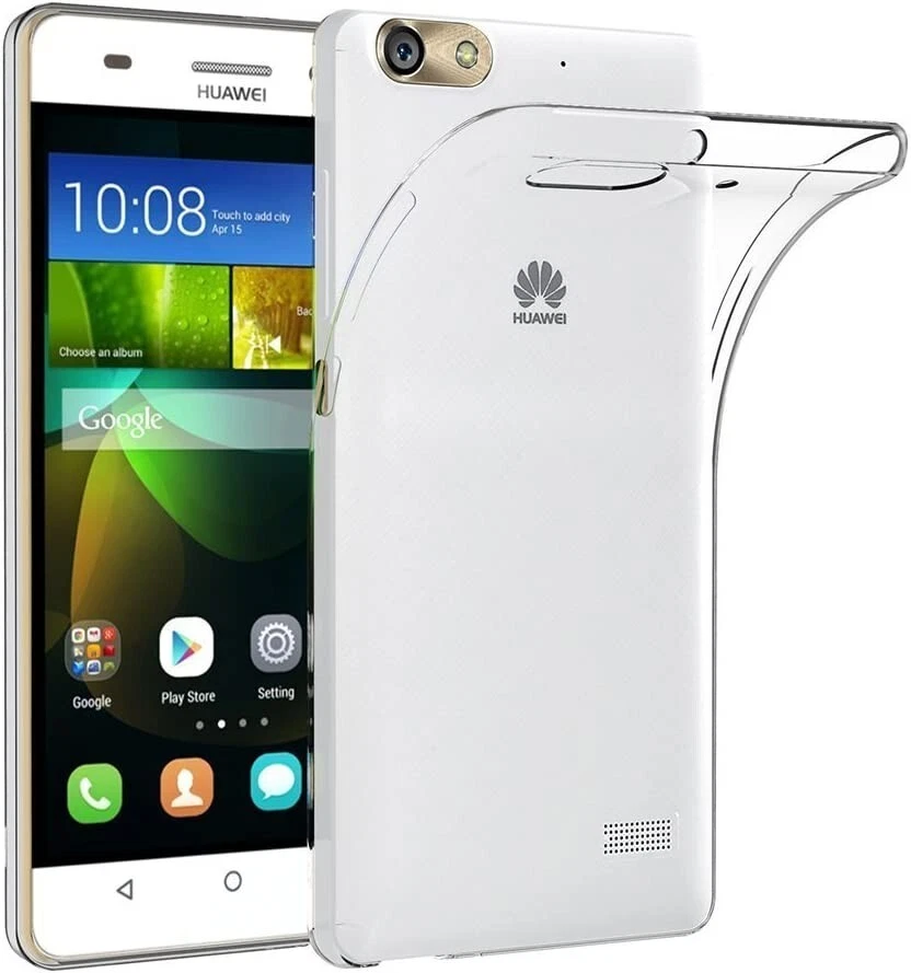 Cover Morbida In Silicone TPU Per Honor 4C / Huawei G Play Mini – Custodia Trasparente Con Stilo - 4