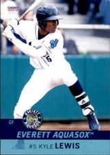 2016 Everett AquaSox Choice #24 Kyle Lewis Snellville Georgia GA Baseball Card
