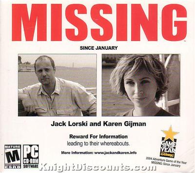 MISSING Since January - US Vers. of In Memoriam - Vintage Adventure PC Spiel WinXP