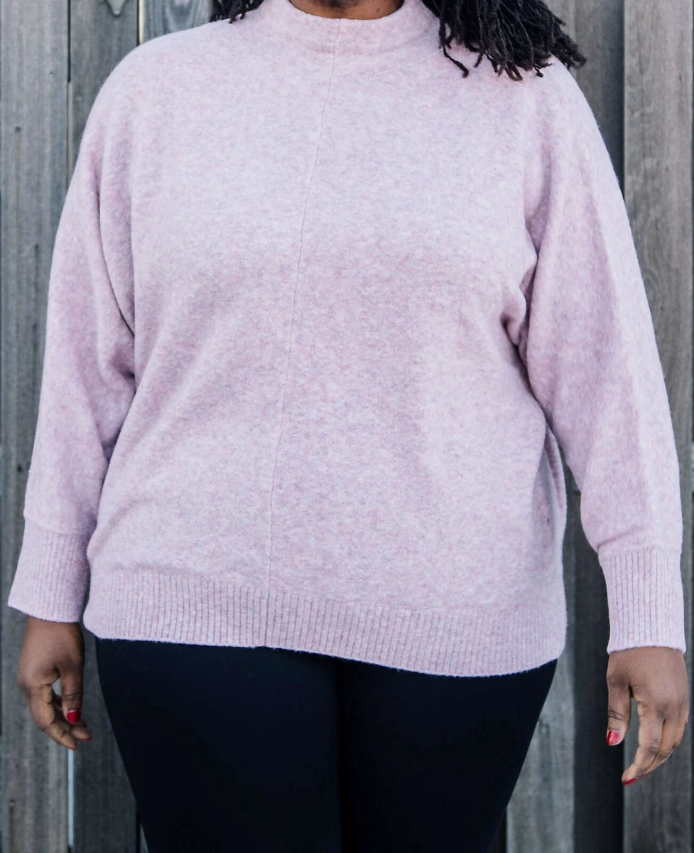 Mock neck dolman sweater cheap