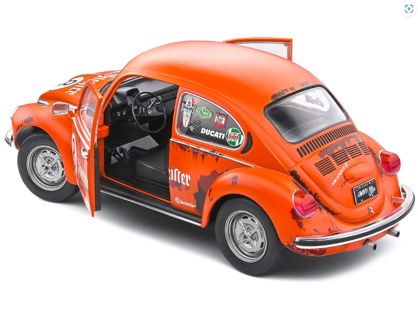 Volkswagen Beetle Solido / Jagermeister Competencia Diecast Car 1974 models Volkswagen Beetle Solido / Jagermeister Competencia Diecast Car