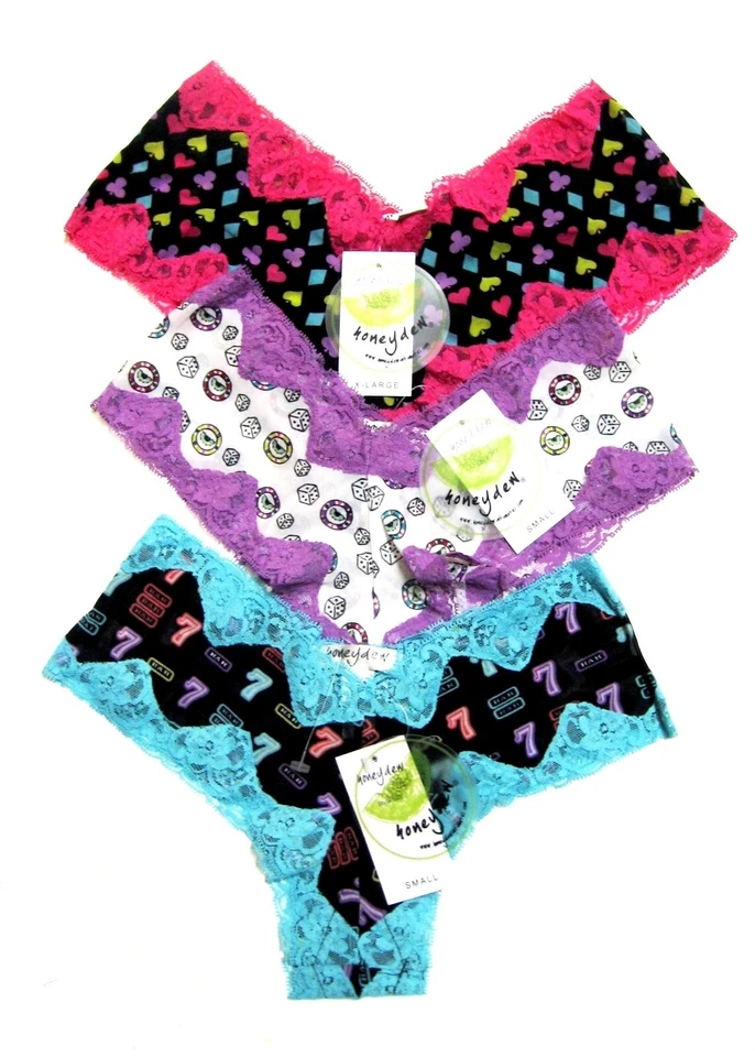 A0275 Honeydew Intimates NEW Luxurious Lace at Openings Sheer Mesh Boyshorts - Image 4 of 4