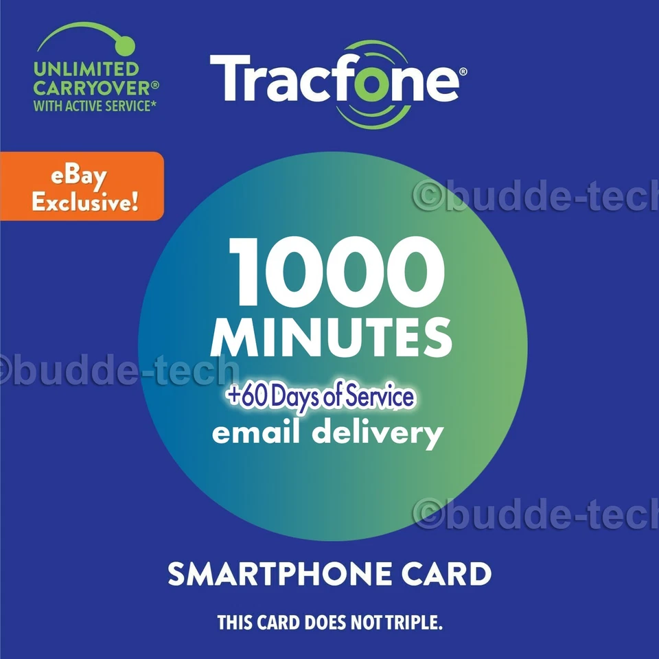 TracFone 1000 Minutes+60 days Smartphones *Direct Add to your phone in 2 Days!* - Image 2 of 4