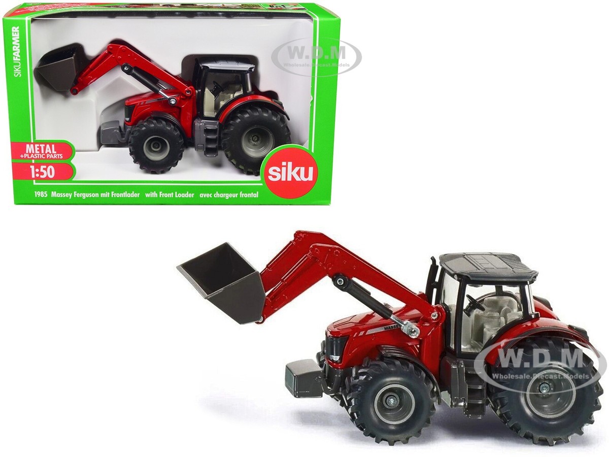 MASSEY FERGUSON 8690 TRACTOR W/FRONT LOADER RED 1/50 DIECAST MODEL