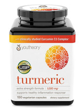 youtheory Turmeric Extra Strength 1,000 mg, 150 Capsules /NEW SEALED exp 1/28