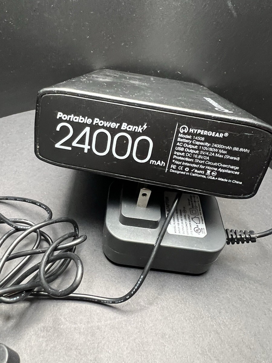 HyperGear Power Brick Portable Charger 24000mah Black for sale