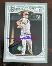 TYLER SKAGGS Signed 2013 Gypsy Queen Rookie #15 Arizona Diamondbacks Card AUTO