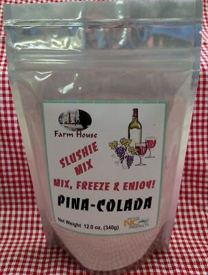 Pina-Colada Slushie Mix, Wine Slushy Mix
