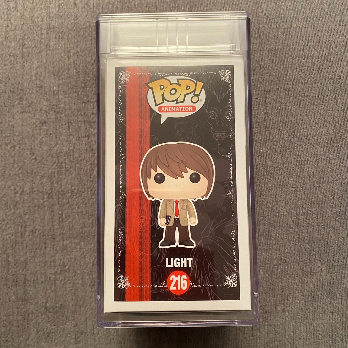 PSA 8.5 Funko Pop! Death Note Light Yagami #216! RARE, RETIRED