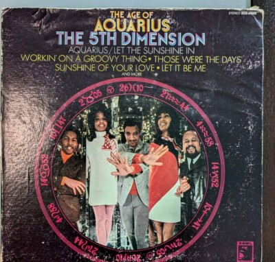 The 5th Dimension The Age of Aquarius Vintage Vinyl Record LP VG 