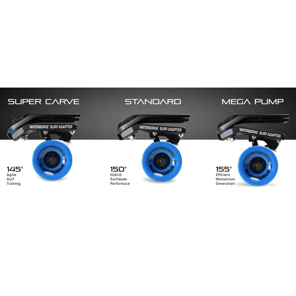 Waterborne Skateboards FIN SYSTEM™ - Adaptador de surf tres en uno + Adaptador trasero Foto 2 de 4