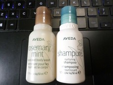 PT1 AVEDA ROSEMARY MINT HAND AND BODY WASH SHAMPURE NURTURING SHAMPOO 1.7oz
