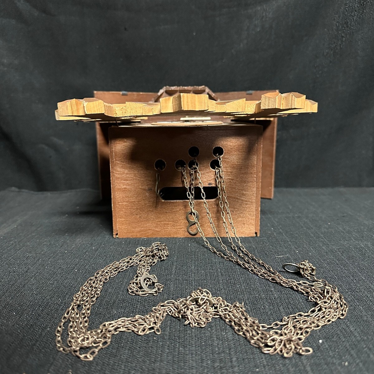 VINTAGE 1970's Black Forest Cuckoo Clock One Day w/ Dancers | eBay