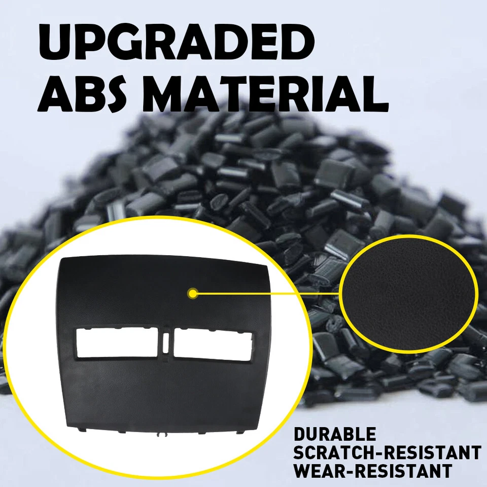 1 bisel de ventilación de aire para tablero central para Nissan Versa 2007 2008 2009 2010 2011 2012 Foto 4 de 4