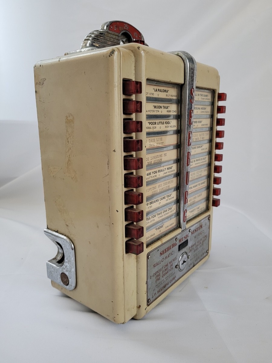Vintage Seeburg Music System Wall-O-Matic Coin Operated Chicago