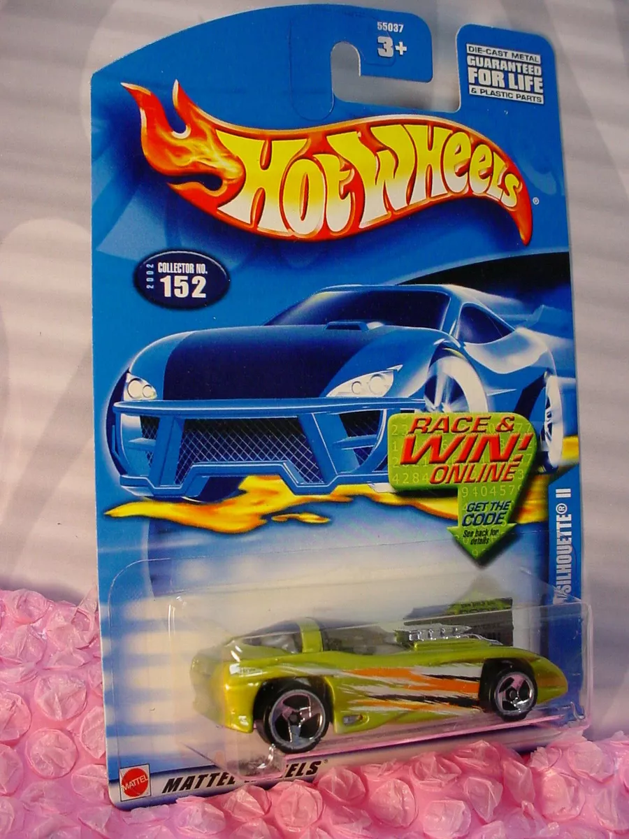 2002 Hot Wheels SILHOUETTE II #152 ∞Race &Win ∞ antifreeze GREEN ; 3sp