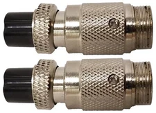 2 Lot Workman C4P5C CB Microphone Adapters 4-Pin Cobra Microphone to 5-Pin Cobra