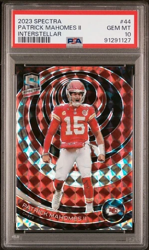 2023 PANINI SPECTRA PATRICK MAHOMES II INTERSTELLAR  #/60 PSA 10 Gem Mint
