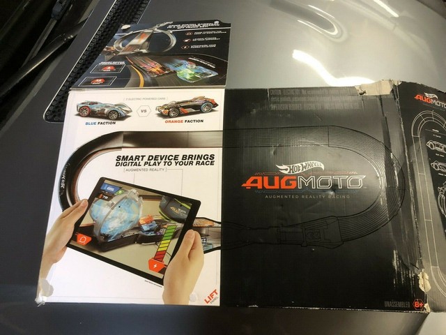 hot wheels augmoto augmented reality racing track set