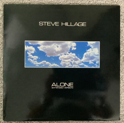 STEVE HILLAGE Alone Extended 12'' SINGLE 1982 Virgin Electronic Gong Orb Psych EX