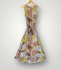 Nine West Pleated Dress Women Size M