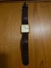 Vintage SEIKO Quartz 7N43-5008 Men's Wrist Watch Japan w/ Lizard Calf 20 Strap