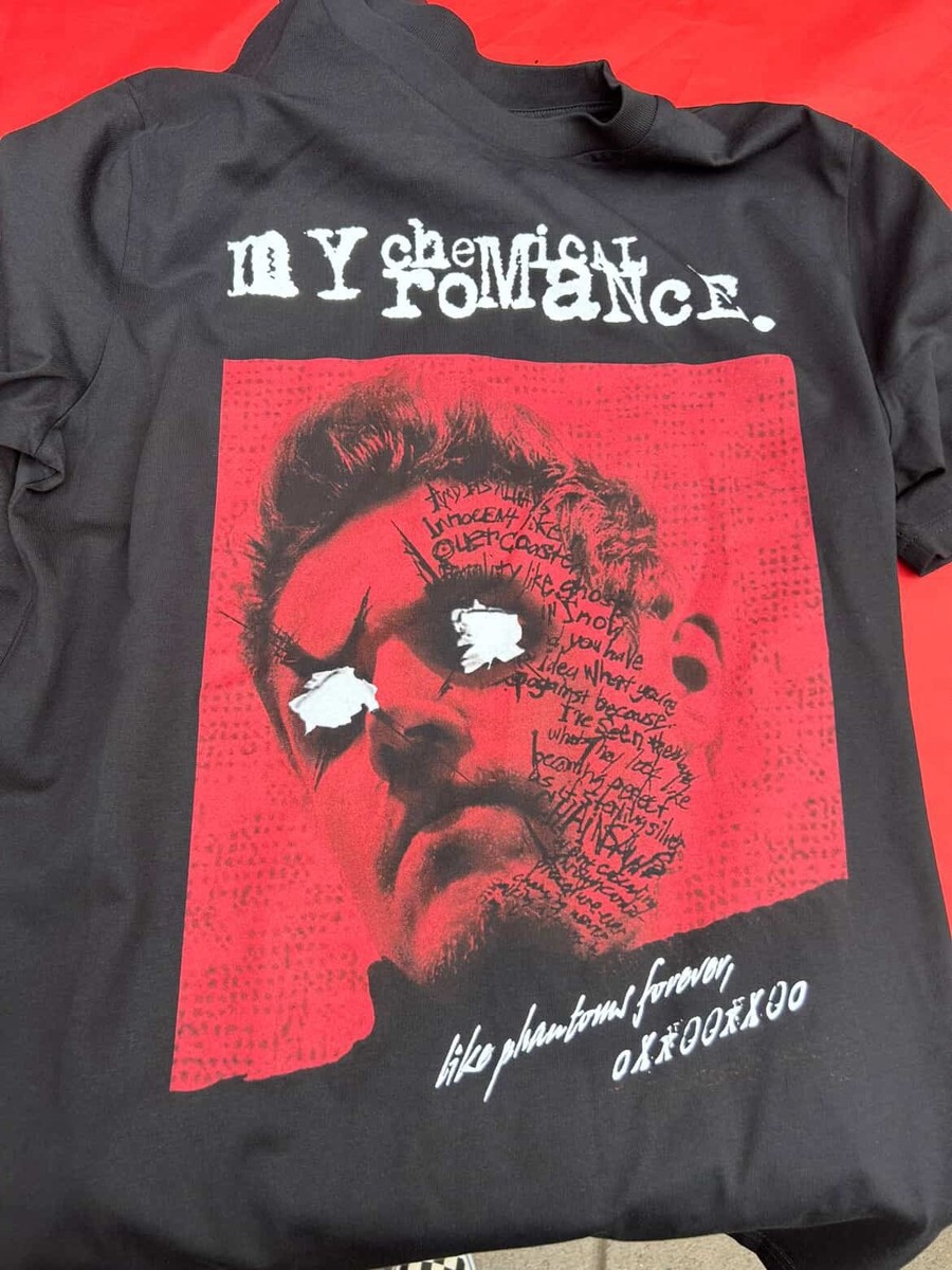 New Merch My Chemical Romance The Black Parade Tour 2025 Mikey Way