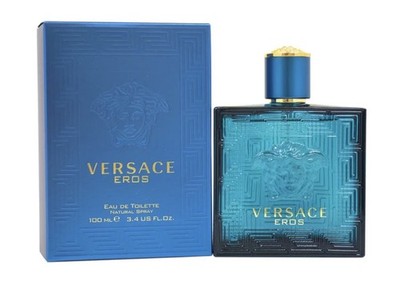 Versace Eros for Men 3.4 fl oz 100ml Eau de Toilette Spray New & Sealed