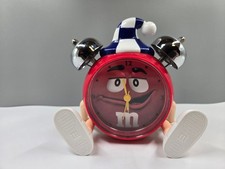 m&m Wecker Uhr Clock Alarm Rot Candy Figur Mars Inc Modell 121110 funktioniert